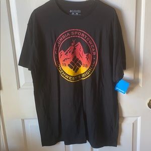 New with tags Columbia black tee shirt
